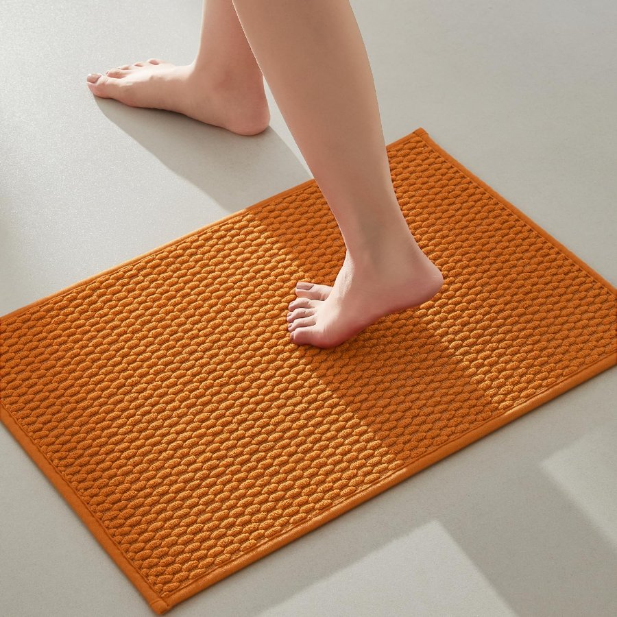 TYUU Bathroom Rugs Non Slip Washable