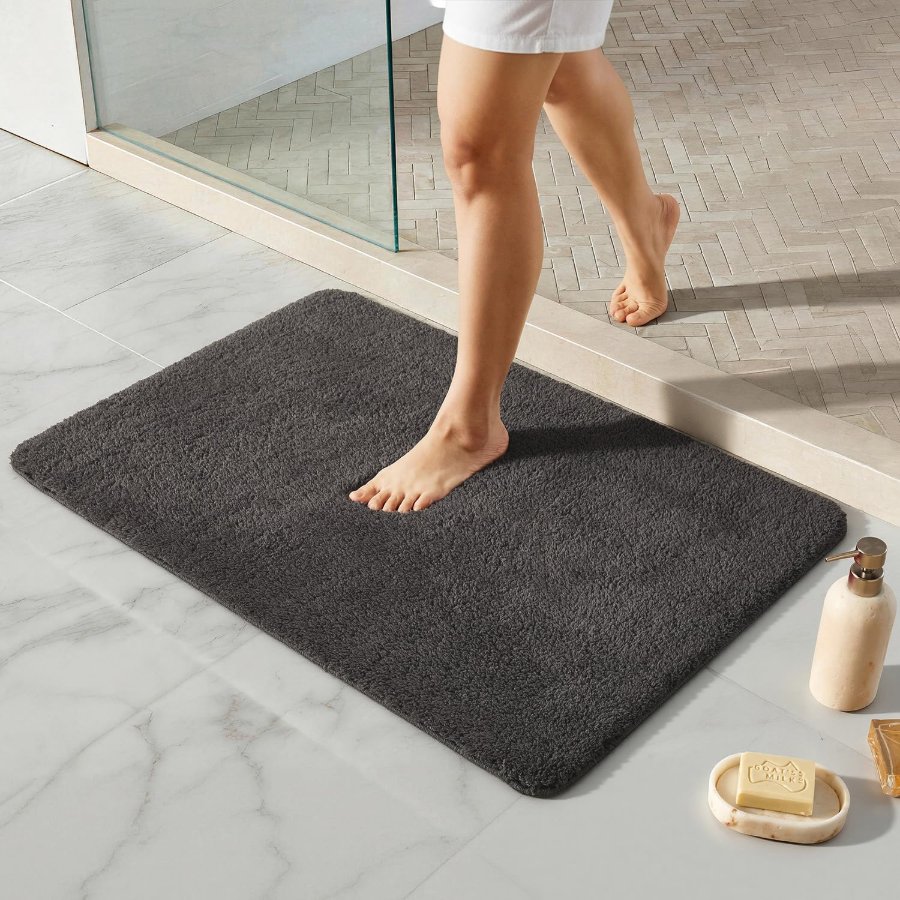 TYUU Bathroom Rugs Non Slip Washable