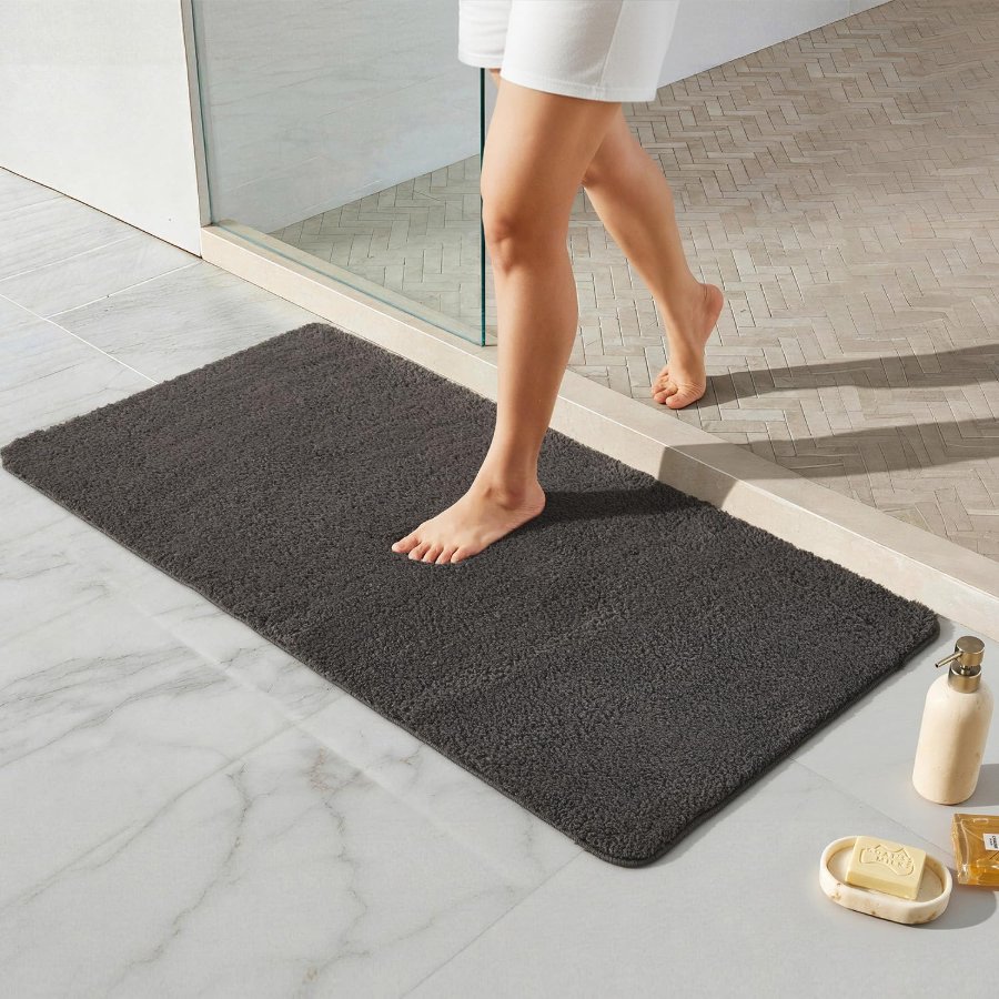 TYUU Bathroom Rugs Non Slip Washable