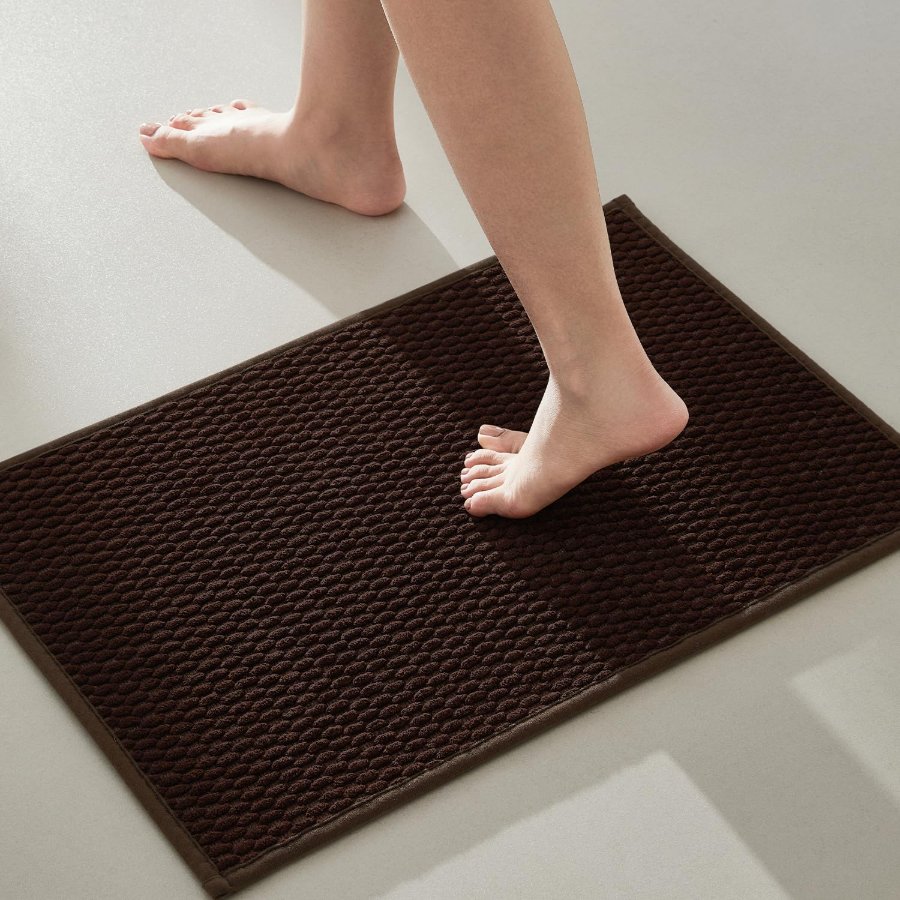TYUU Bathroom Rugs Non Slip Washable