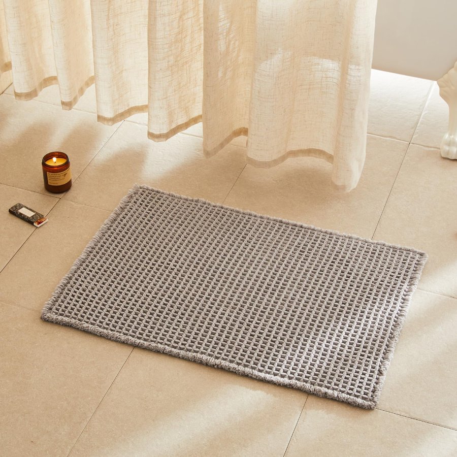 TYUU Waffle Bath Mat