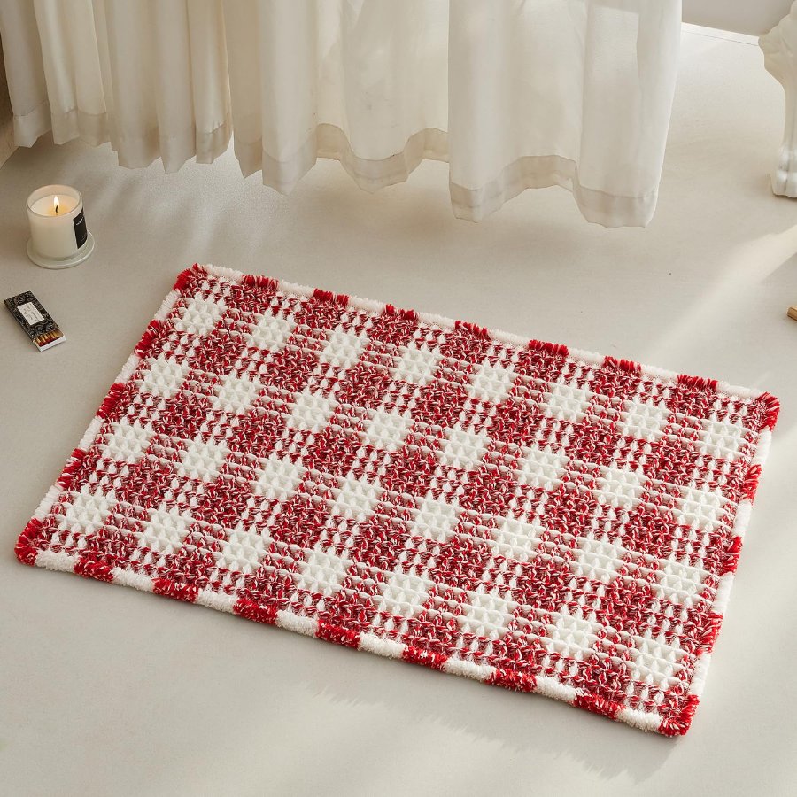 TYUU Waffle Bath Mat