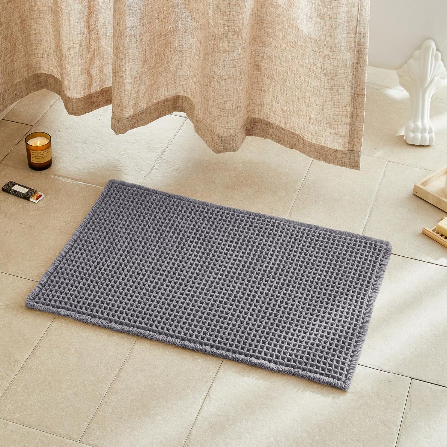 TYUU Waffle Bath Mat