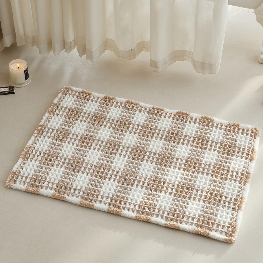 TYUU Waffle Bath Mat