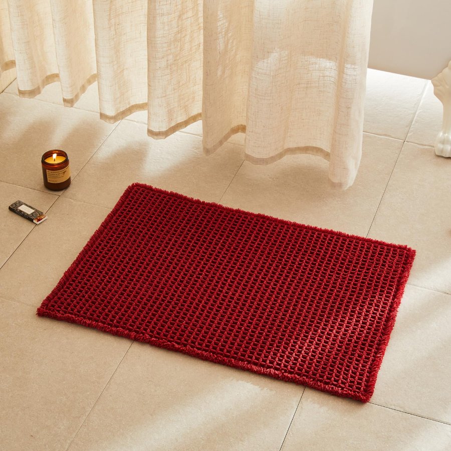 TYUU Waffle Bath Mat